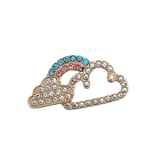 Mobile Phone Shell Jewelry Accessories Alloy Electroplating Clouds Pearl Love Design