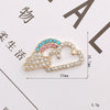 Mobile Phone Shell Jewelry Accessories Alloy Electroplating Clouds Pearl Love Design