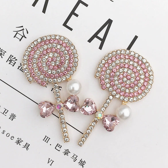 Mobile Phone Shell Jewelry Accessories Zinc Alloy Lollipop Handmade
