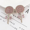 Mobile Phone Shell Jewelry Accessories Zinc Alloy Lollipop Handmade
