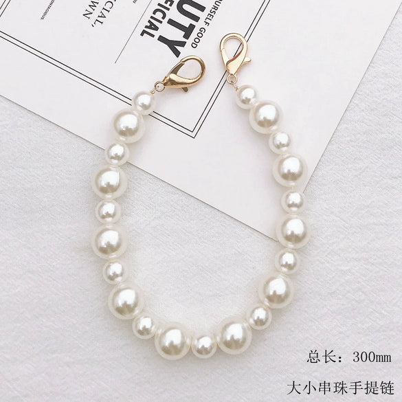Mobile Phone Shell Jewelry Chain Plastic And Resin Material Fashion Style Hand Chain Pattern Electroplating Process For Women