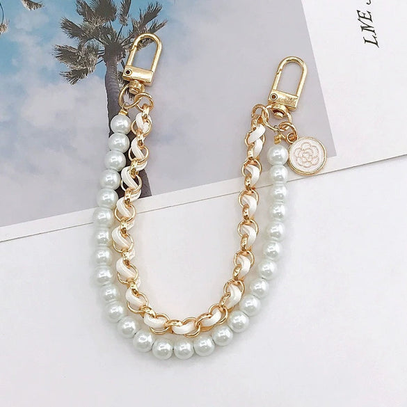 Mobile Phone Shell Jewelry Chain Plastic And Resin Material Fashion Style Hand Chain Pattern Electroplating Process For Women