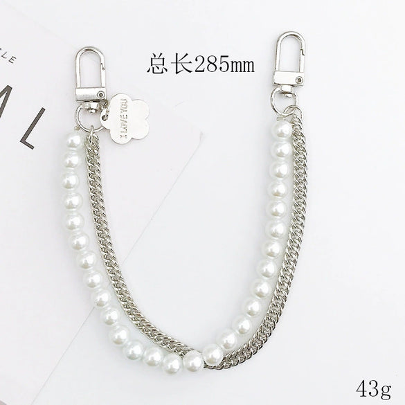 Mobile Phone Shell Jewelry Chain Plastic And Resin Material Fashion Style Hand Chain Pattern Electroplating Process For Women