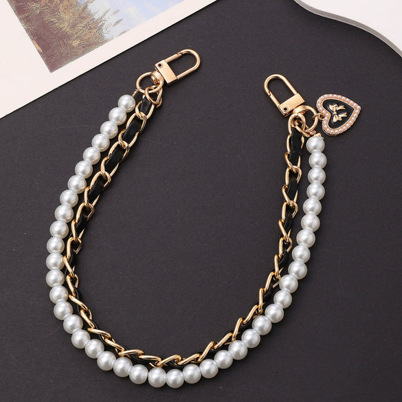 Mobile Phone Shell Jewelry Chain Plastic And Resin Material Fashion Style Hand Chain Pattern Electroplating Process For Women