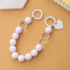Mobile Phone Shell Jewelry Chain Plastic And Resin Material Fashion Style Hand Chain Pattern Electroplating Process For Women