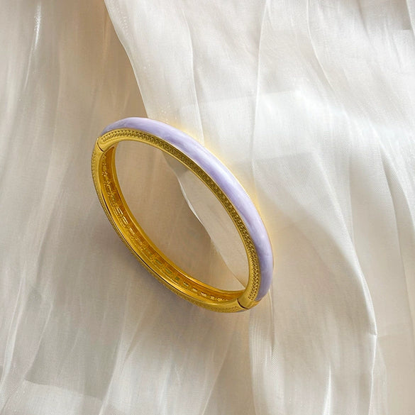 Modern Minimalist Plated Bracelet For Men And Women Versatile Fashion Jewelry Accessory