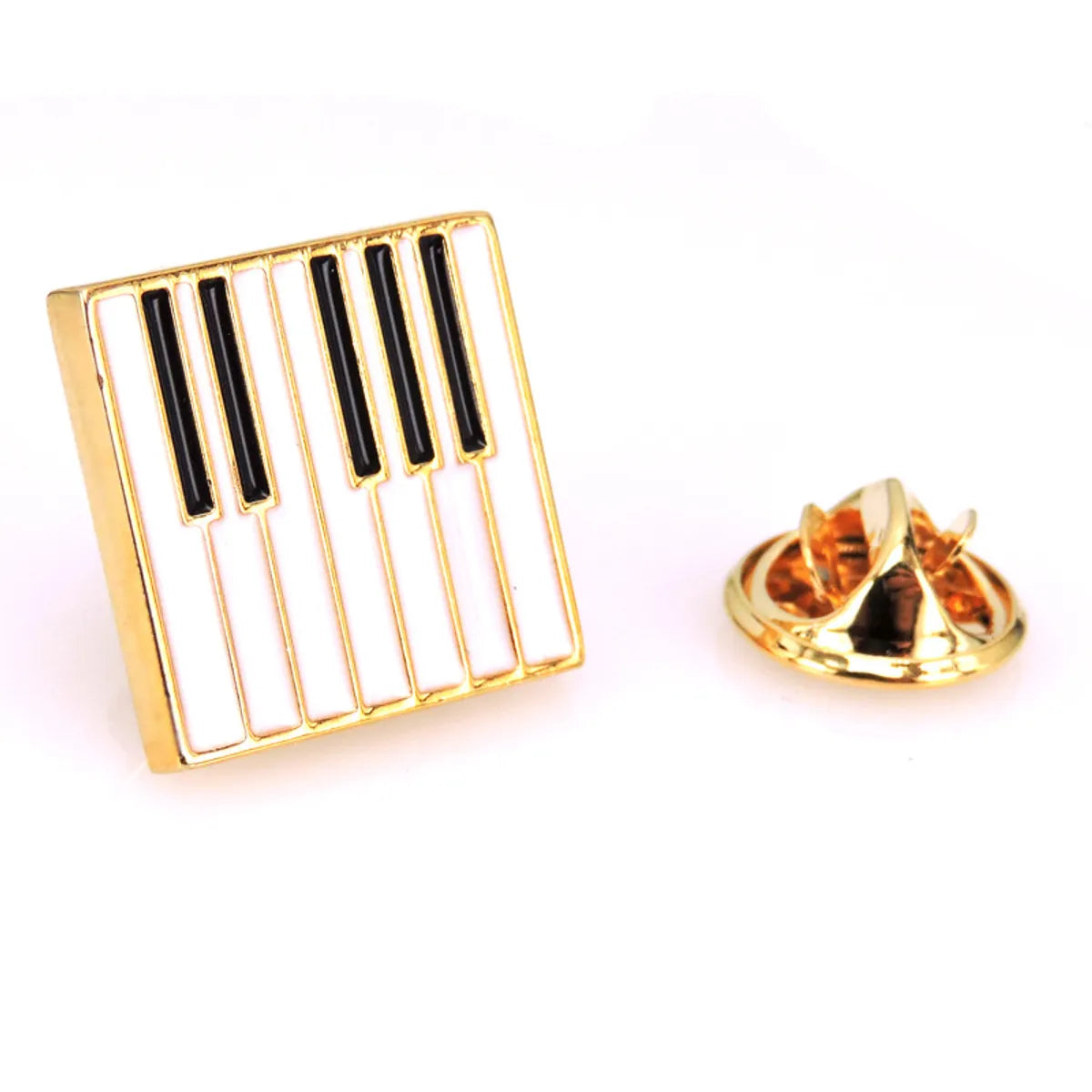 Modern Style Audio Copper Metal Unisex Brooches