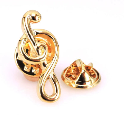 Modern Style Audio Copper Metal Unisex Brooches