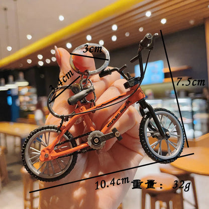 Modern Style Bicycle Alloy Unisex Bag Pendant Keychain