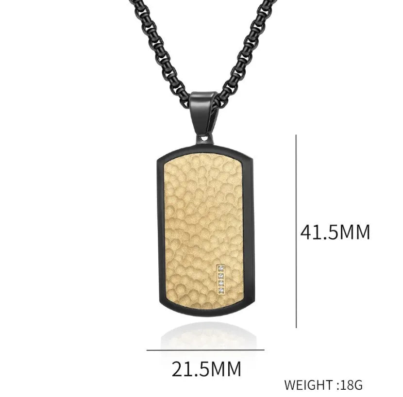 Modern Style Classic Style Geometric 304 Stainless Steel Plating Men'S Pendant Necklace