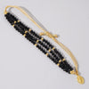 Modern Style Classic Style Geometric Artificial Crystal Rope Wholesale Drawstring Bracelets