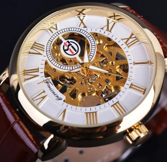 Modern Style Classic Style Geometric Buckle Mechanical Men'S Watches