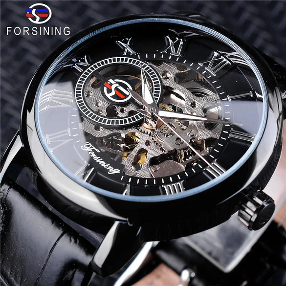 Modern Style Classic Style Geometric Buckle Mechanical Men'S Watches