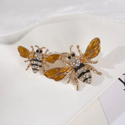 Modern Style Classic Style Insect Alloy Inlay Unisex Brooches