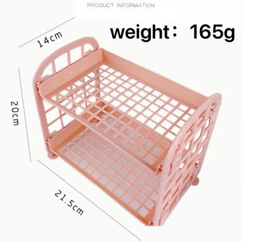 Modern Style Classic Style Lattice Solid Color Plastic Jewelry Rack