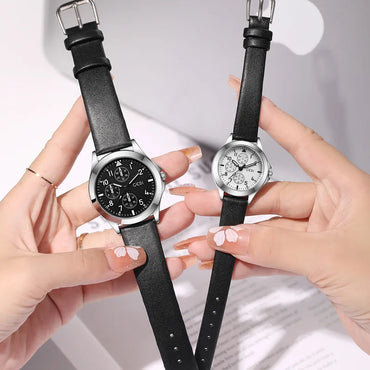 Modern Style Classic Style Round Buckle Quartz Women'S Watches