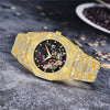 Modern Style Classic Style Round Single Folding Buckle Quartz Men'S Watches