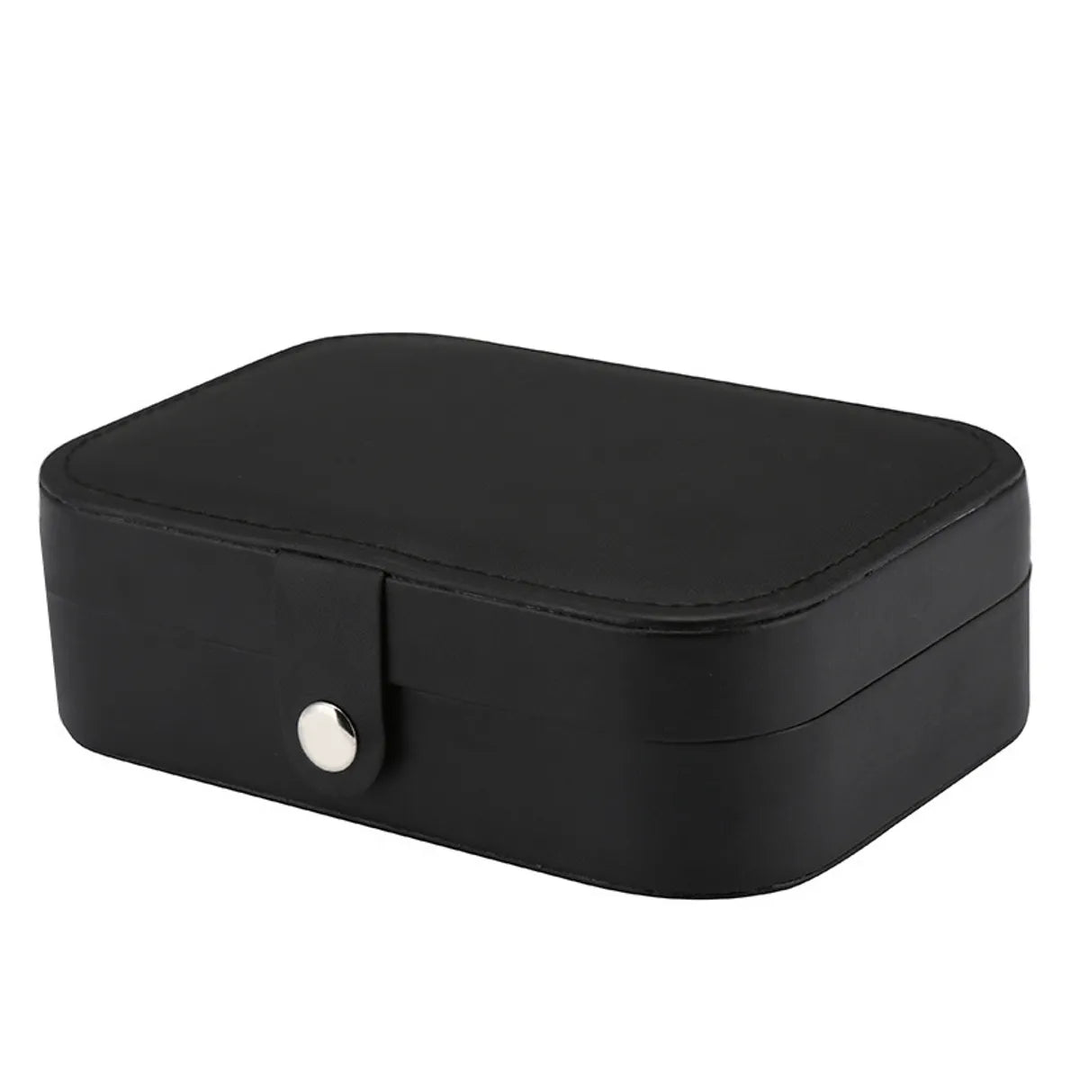 Modern Style Classic Style Solid Color Mixed Materials Flannel Jewelry Boxes