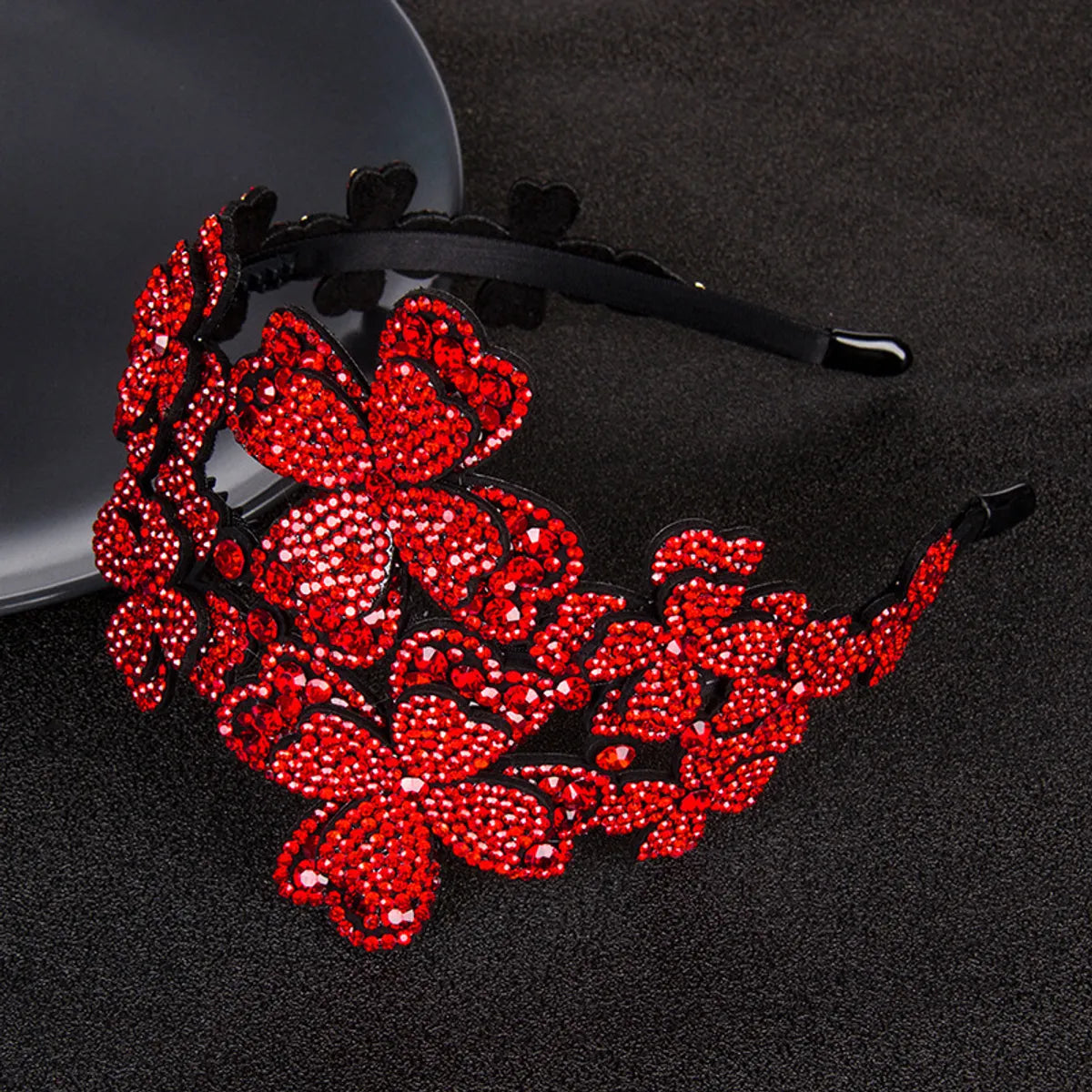 Modern Style Flower Rhinestone Hair Band