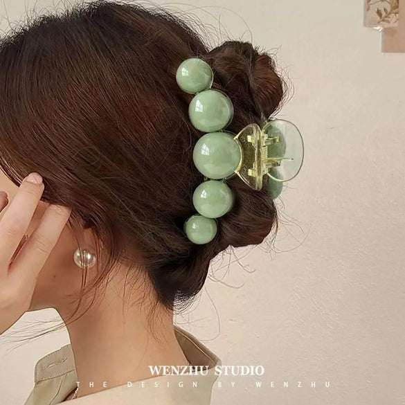 Modern Style Fruit Acetic Acid Sheets Plating Hair Claws 1 Piece