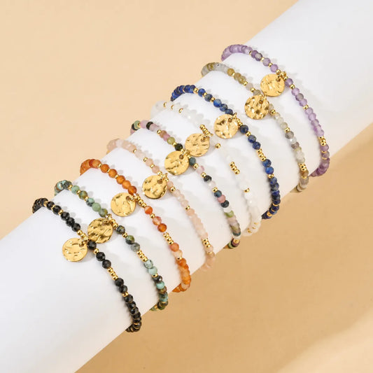 Modern Style Geometric Natural Stone Bracelets