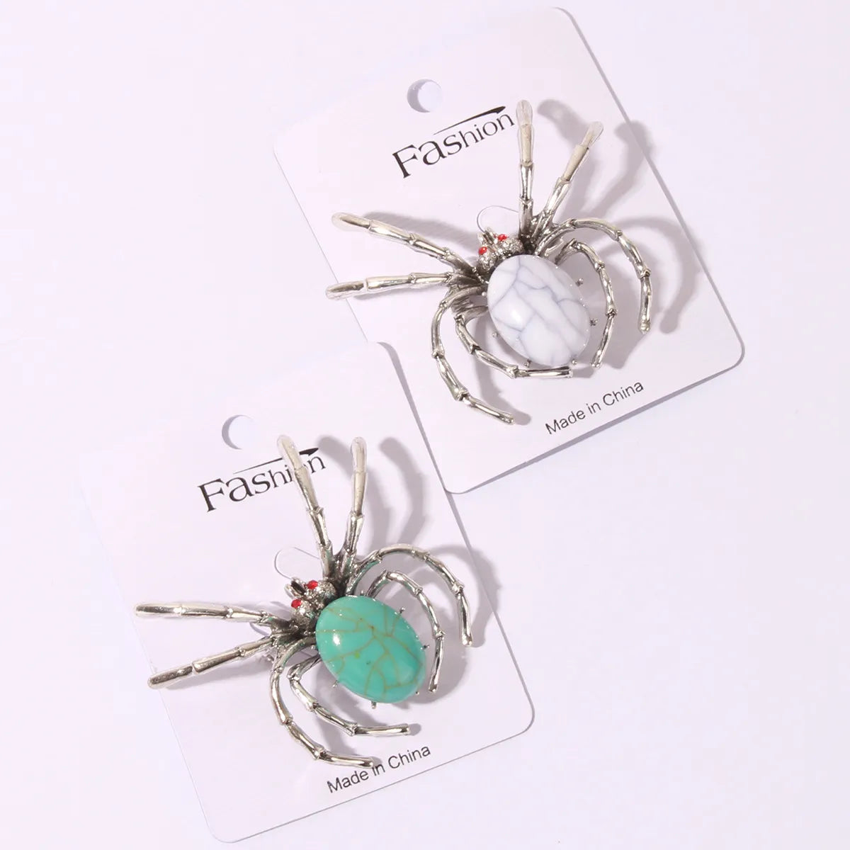 Modern Style Insect Alloy Metal Inlay Artificial Gemstones Women'S Brooches