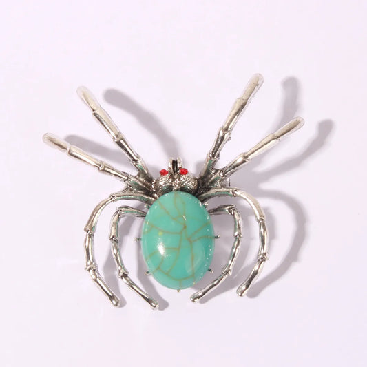 Modern Style Insect Alloy Metal Inlay Artificial Gemstones Women'S Brooches