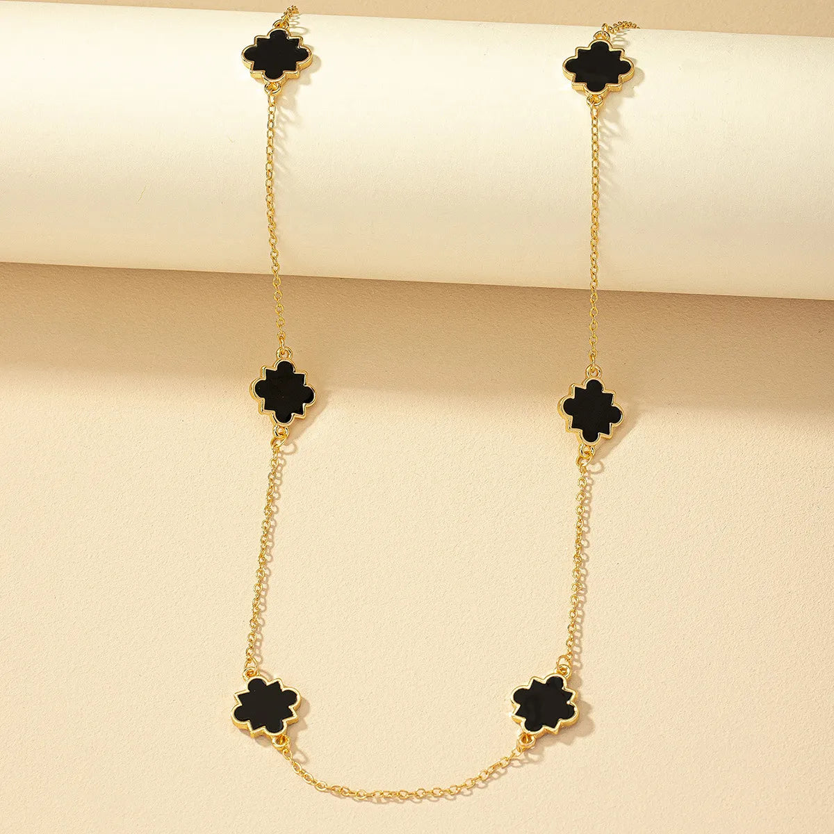 Modern Style Korean Style Geometric Alloy Plating Women's Long Necklace