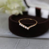 Modern Style Letter Sterling Silver Plating Inlay Artificial Gemstones Pearl 18k Gold Plated Rings