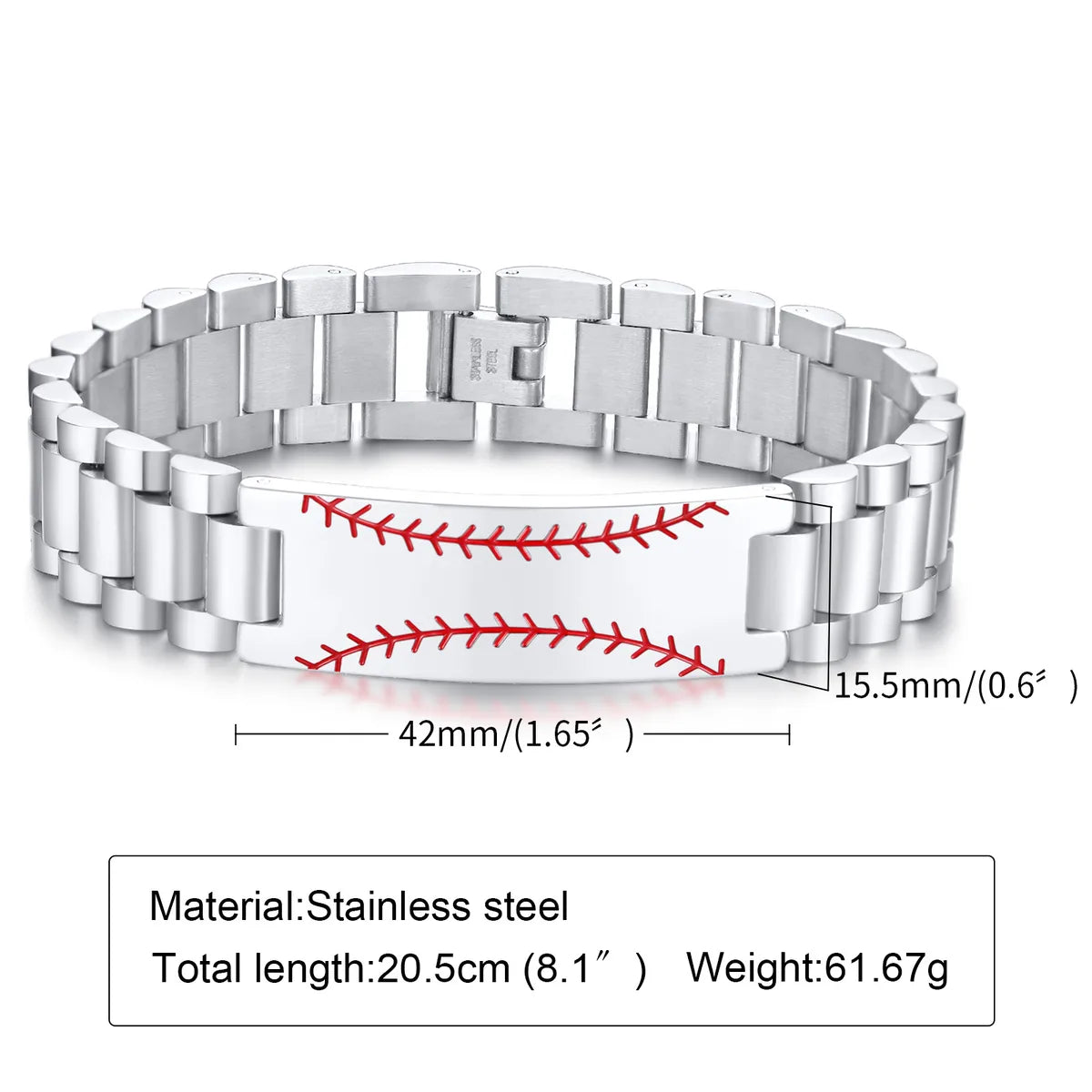 Modern Style Simple Style Cool Style Ball 304 Stainless Steel Men'S Bracelets