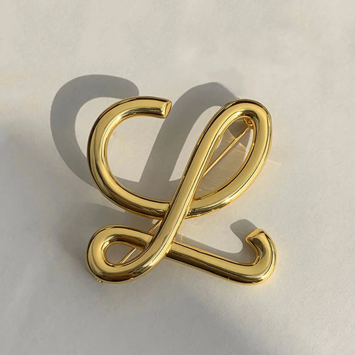 Modern Style Simple Style Cool Style Letter Copper Women'S Brooches