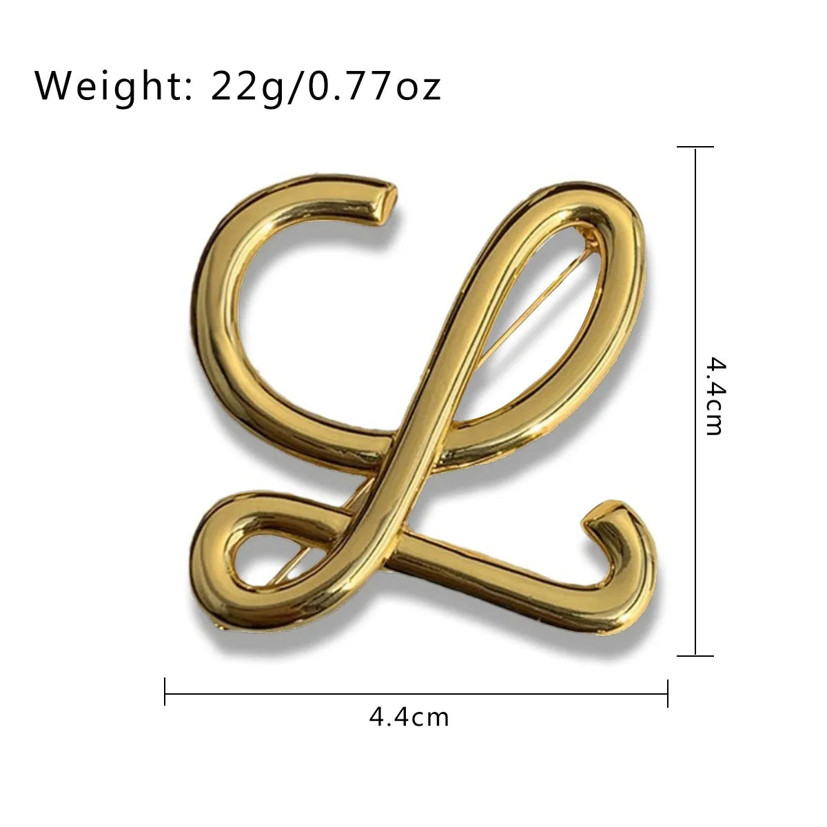 Modern Style Simple Style Cool Style Letter Copper Women'S Brooches