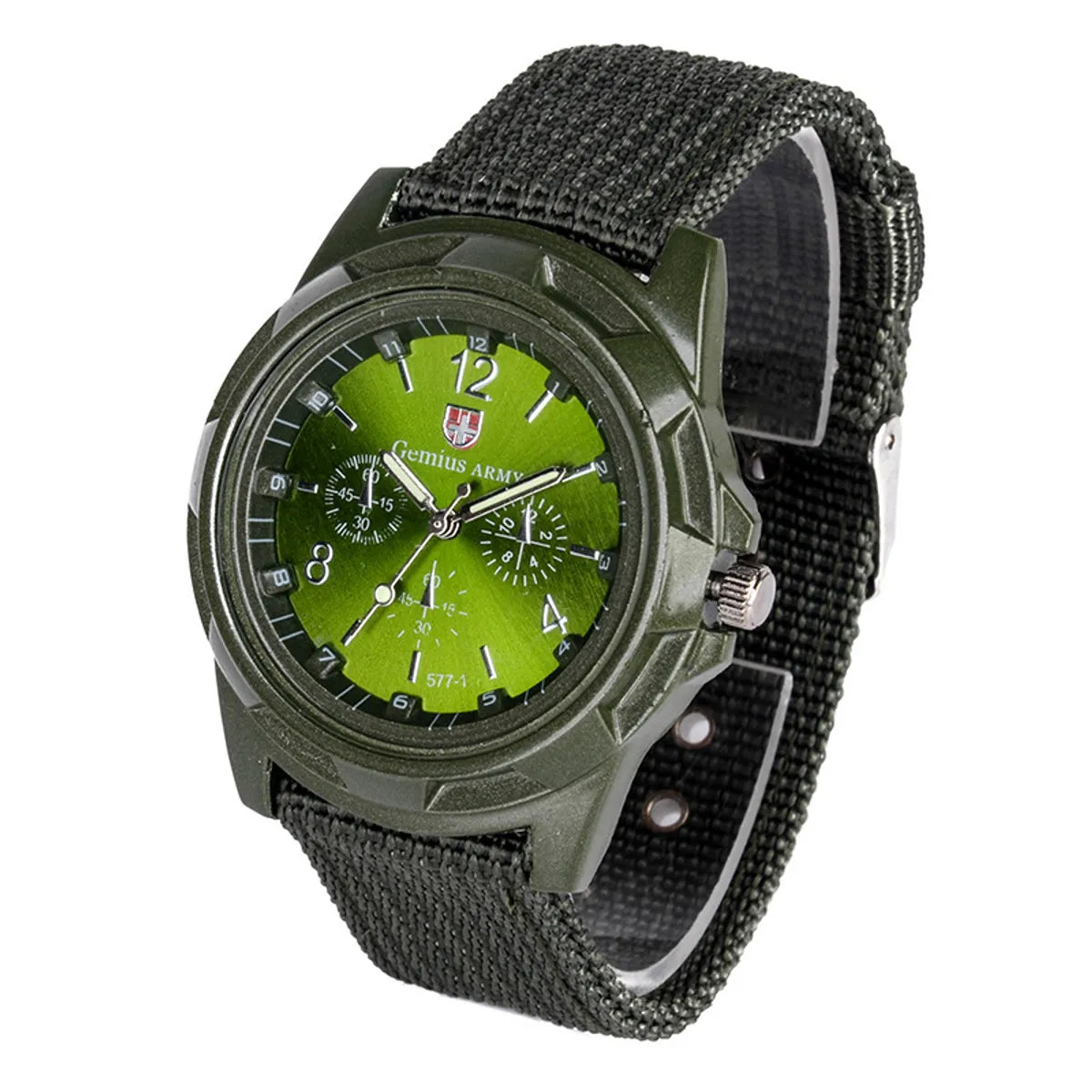 Modern Style Solid Color Buckle Electronic Men'S Watches