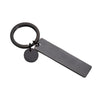 Modern Style Customization Laser Engraving Solid Color Stainless Steel Plating Women'S Bag Pendant Keychain