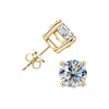 Moissanite Earrings Girls S925 Silver Geometric Electroplating Jewelry