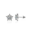 Moissanite Earrings S925 Silver Star Fashion Jewelry For Girls