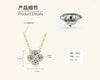 Moissanite Four Leaf Clover Bracelet S925 Silver Handmade Electroplated Jewelry For Women