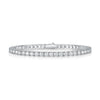 Moissanite Inlaid 925 Silver Geometric Fashion Tennis Bracelet