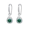Moissanite Jewelry Set With 925 Sterling Silver Water Drop Design For Women