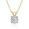 Moissanite Necklace S925 Sterling Silver Geometric Light Luxury Women's