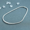 Moissanite Necklace 925 Silver Geometric Design