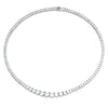 Moissanite Necklace 925 Silver Geometric Design