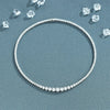 Moissanite Necklace 925 Silver Geometric Design