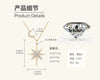 Moissanite Necklace 925 Sterling Silver Gold Plated Geometric Pattern Fourclaw Electroplating Oshaped Chain Women's Jewelry