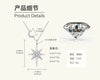 Moissanite Necklace 925 Sterling Silver Gold Plated Geometric Pattern Fourclaw Electroplating Oshaped Chain Women's Jewelry
