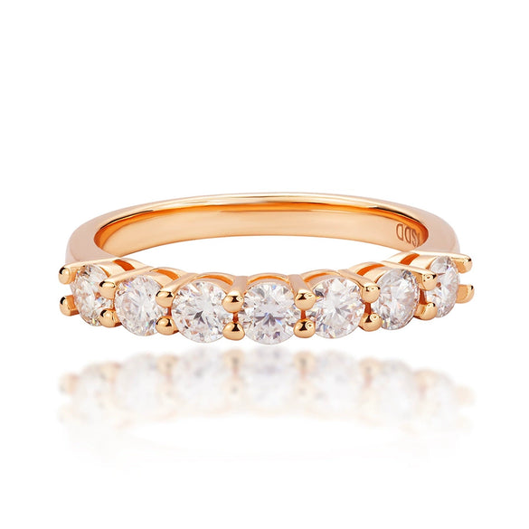 Moissanite Ring S925 Sterling Silver Fashion Style With Geometric Design Electroplated