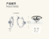 Moissanite Tassel Earrings For Women S925 Sterling Silver Geometric Niche Style Electroplated