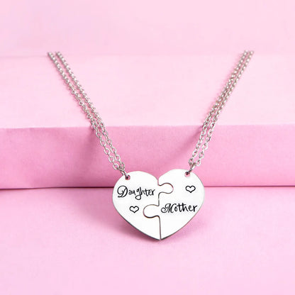 Mama Simple Style Letter Stainless Steel Pendant Necklace