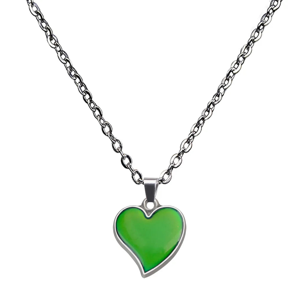 Heart White-Plated K Zinc Alloy Wholesale Necklace