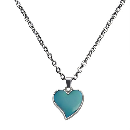 Heart White-Plated K Zinc Alloy Wholesale Necklace